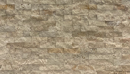 Brown/Beige Unique Travertine: Fasad