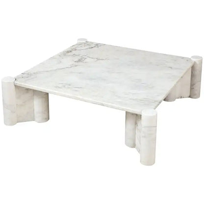 Vermillon Grand Carrara Marmor Soffbord