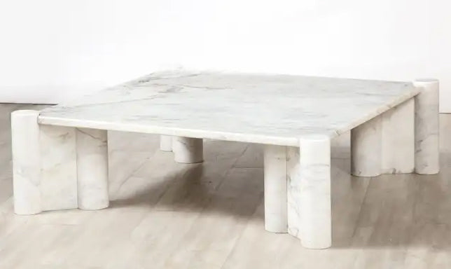 Vermillon Grand Carrara Marmor Soffbord