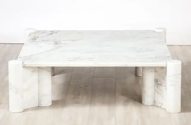 Vermillon Grand Carrara Marmor Soffbord